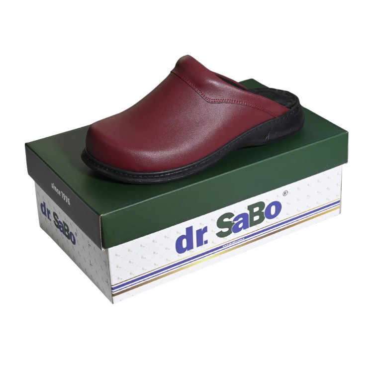 Bordo-aşçı-mutfak-terlik-orijinal-deri