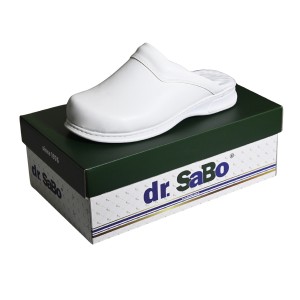 Beyaz Aşçı Mutfak Terliği Ortopedik Deri Sabo Terlik (Kadın ve Erkek)