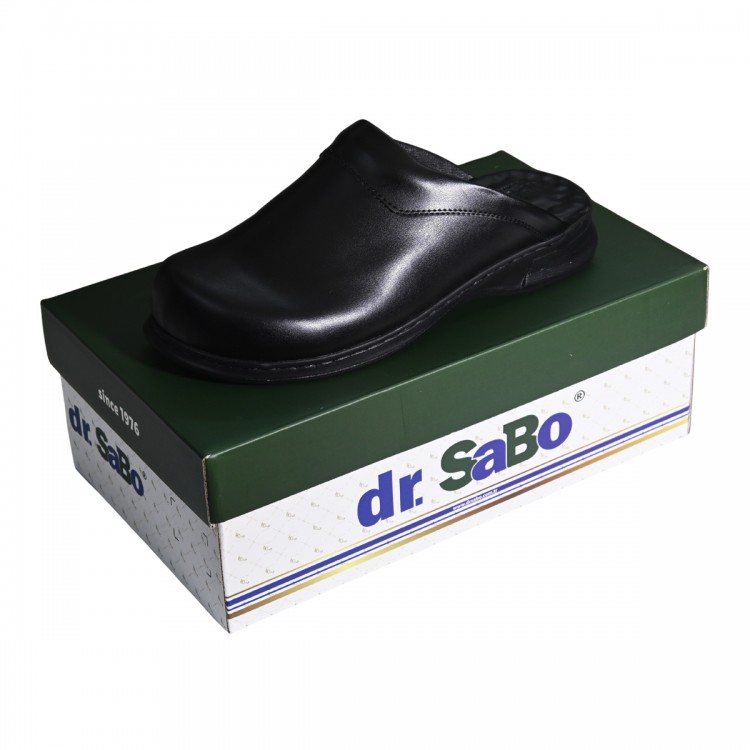 Siyah-aşçı-mutfak-terlik-orijinal-deri