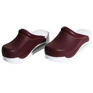 Bordo Renk Kadın Sabo Terlik Hakiki Deri Bordo Renk Kadın Sabo Terlik Hakiki Deri