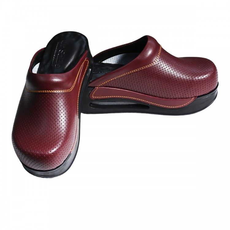 Bordo Renk Airmax Kadın Sabo Terlik