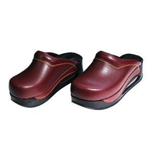 Bordo Airmax Bayan Sabo Terlik Orijinal Hakiki Deri