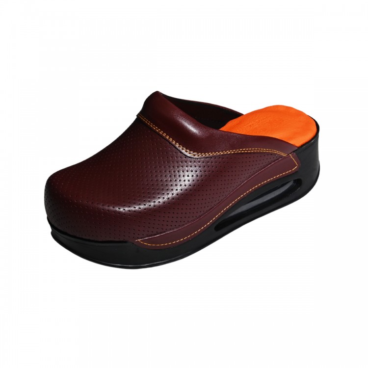 Bordo Airmax Bayan Sabo Terlik Orijinal Hakiki Deri