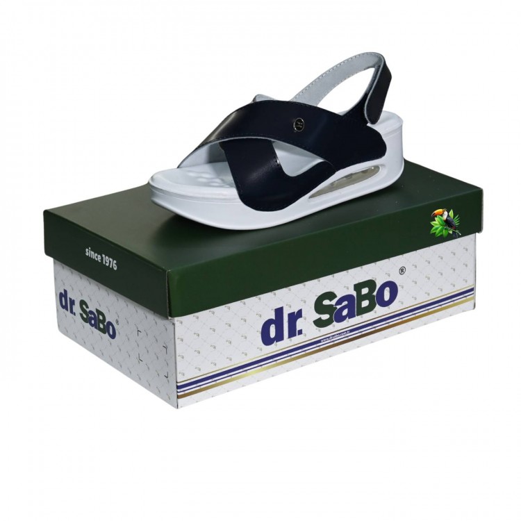 DR SABO Premium Hakiki Deri Ortopedik Kadın Sandalet Beyaz Siyah Kırmızı Lacivert Renk Seçenekleri