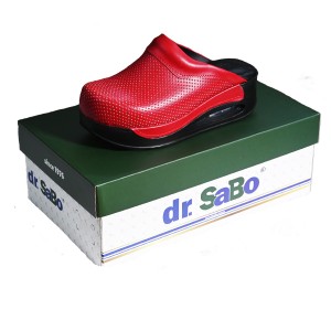 Kırmızı Airmax Bayan Sabo Terlik Orijinal Hakiki Deri