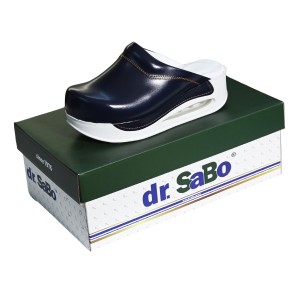 Sabo Terlik Bayan Lacivert Ortopedik Deri Airmax            
