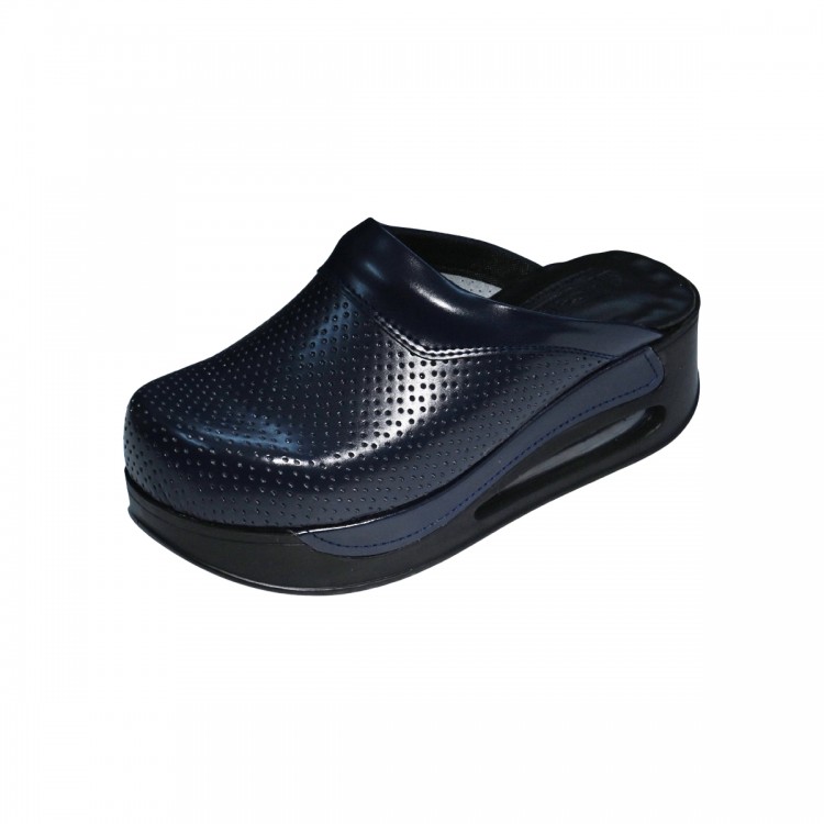 Lacivert Airmax Bayan Sabo Terlik Orijinal Hakiki Deri