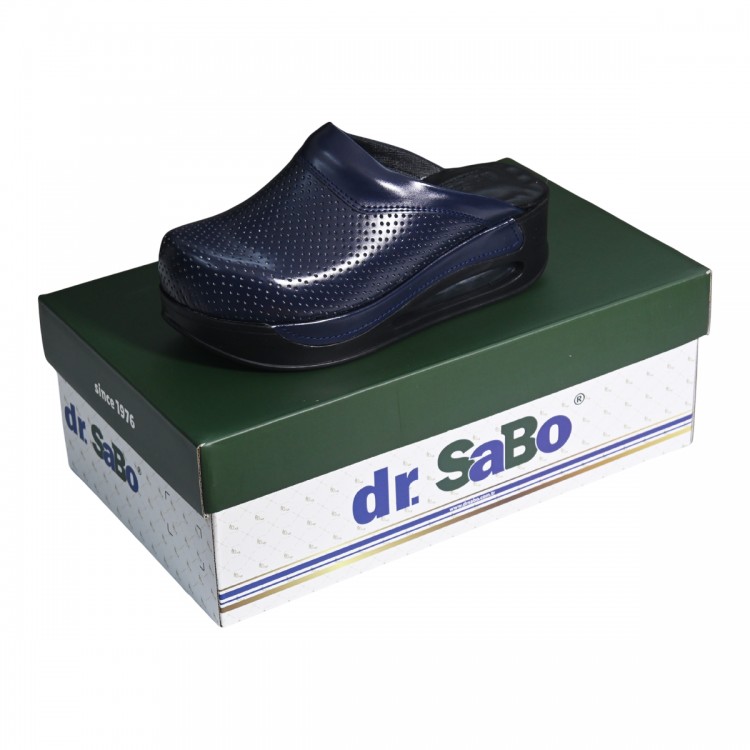 Lacivert Airmax Bayan Sabo Terlik Orijinal Hakiki Deri