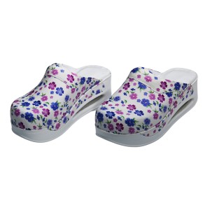 Çiçekli Airmax Bayan Sabo Terlik Orijinal Hakiki Deri