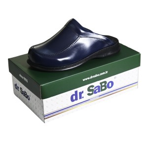 Lacivert Saraçlı Erkek Sabo Terlik