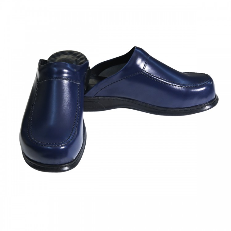 Lacivert Saraçlı Erkek Sabo Terlik