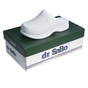 Beyaz Ortopedik Hakiki Sabo Terlik Drsabo