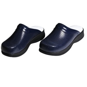 Lacivert Ortopedik Hakiki Sabo Terlik Drsabo