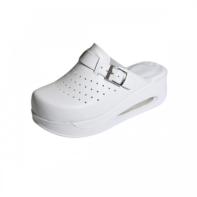 Lacivert Tokalı Airmax Bayan Sabo Terlik Orijinal Hakiki Deri