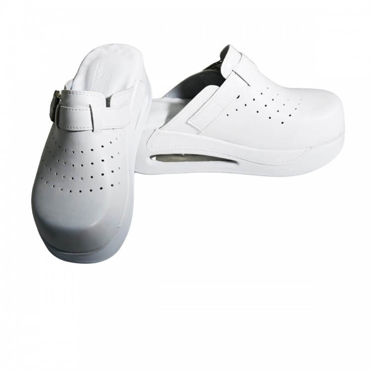 Lacivert Tokalı Airmax Bayan Sabo Terlik Orijinal Hakiki Deri