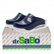 Sabo Terlik Bayan Lacivert Ortopedik Deri Airmax             Sabo Terlik Bayan Lacivert Ortopedik Deri Airmax
