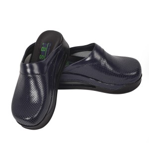 Lacivert Airmax Bayan Sabo Terlik Orijinal Hakiki Deri